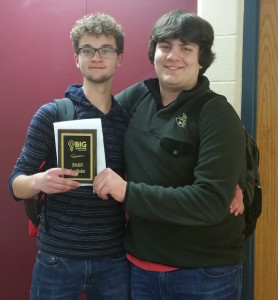 Derby's Ethan Foster and Alec Hinecker